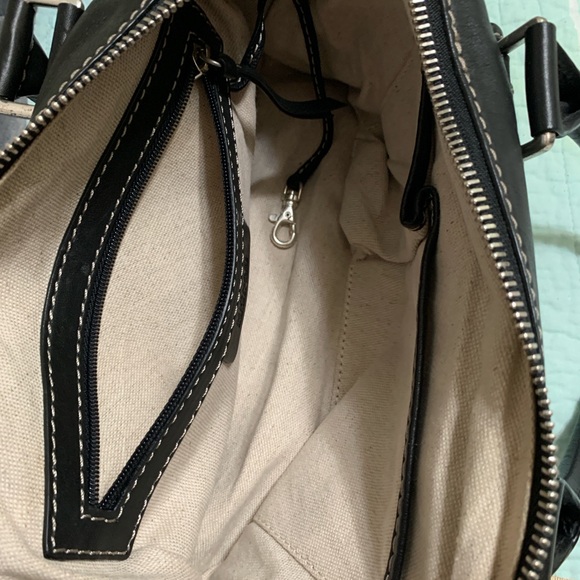 Michael Kors❤️🎁classic📌rare beautiful vintage📌Black Leather satchel - Picture 16 of 16